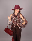 Camicia pois Brown