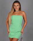 Mini dress basic salvia