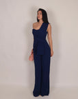 Jumpsuit Candy blu navy