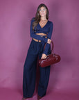Incrociatina blu navy