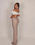 Abito luxury diamond Rose