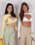 Top e coprispalle lemon