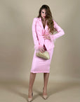 Gonna the queen a tubino pink