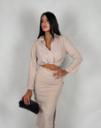 Coordinato kristal beige