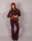 Coordset comfy chic bordeaux