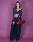 Incrociatina blu navy