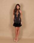 Dress luxury diamond black