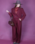 Coordinato style bordeaux