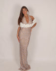 Abito luxury diamond Rose