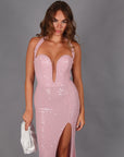 Long dress Anastasia Pink