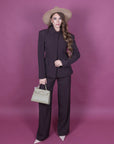 Pantalone Brown vita alta