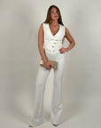 Pantalone Mirabelle White