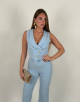 Gilet Mirabelle polvere