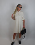 Vestito Maxi polo panna