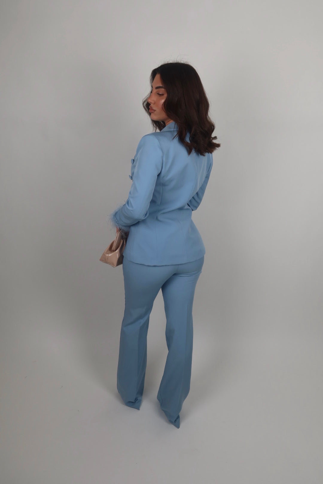 Giacca the queen plumage polvere