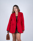 Blazer Coat west rosso