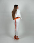 Pantalone skinny Rosy White