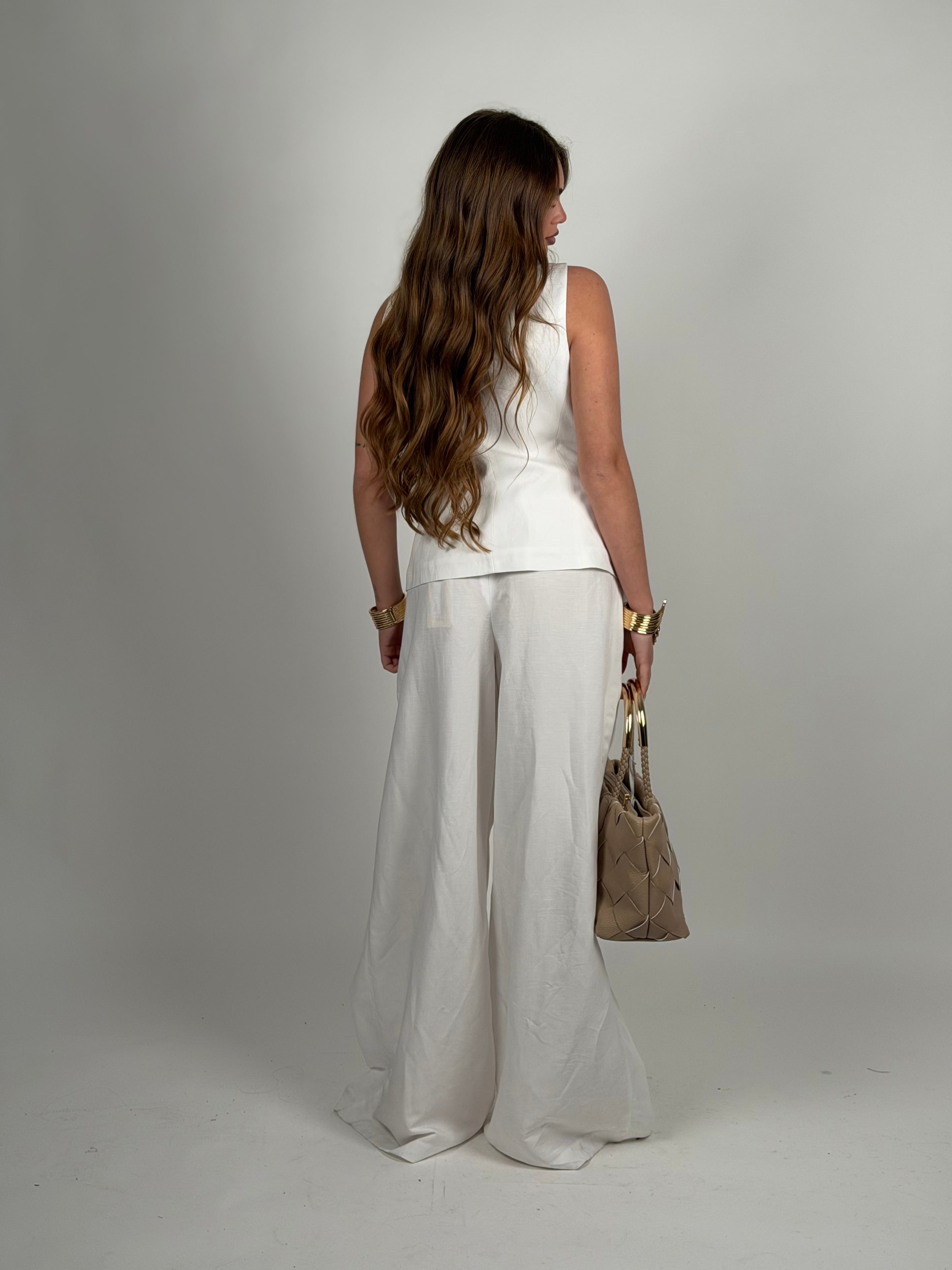 Pantalone Astrid bianco
