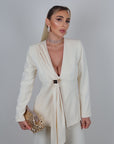 Tailleur kimono Valery panna