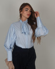 Camicia esmeralda  celeste