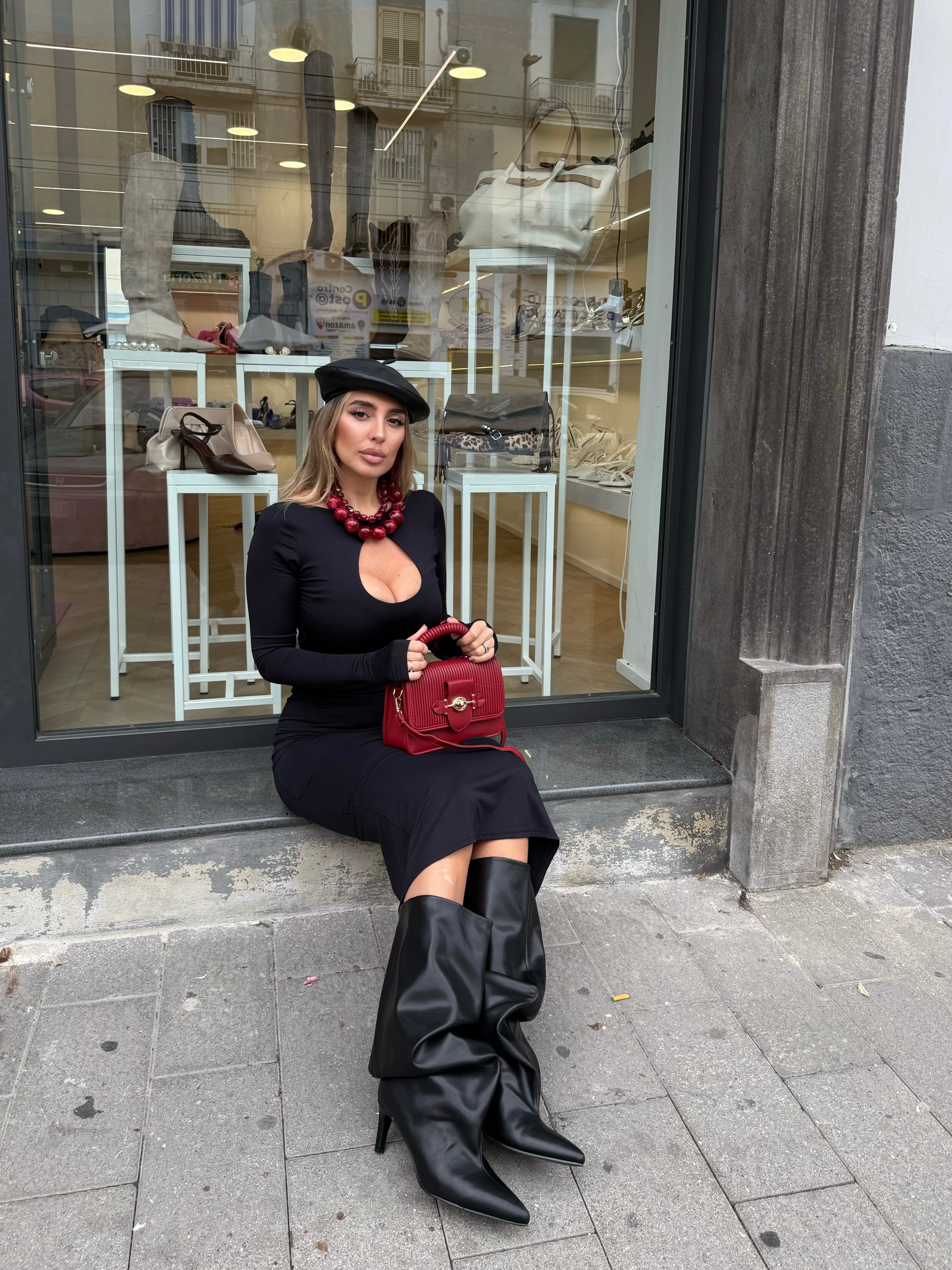 Dress goccia nero