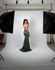 Dress Sofia verde bosco