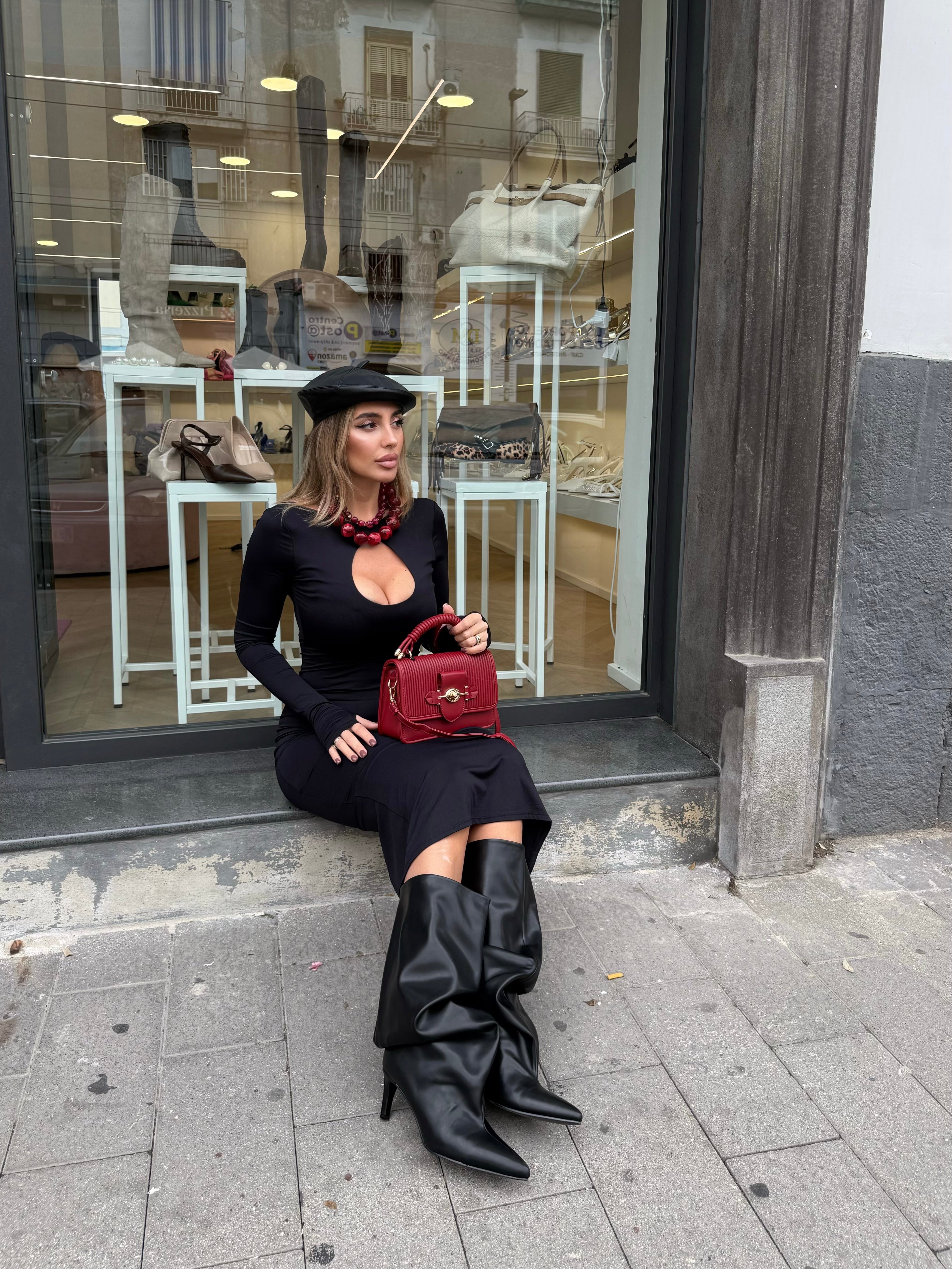 Dress goccia nero