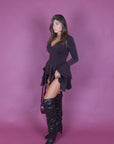 Mini dress Lola Brown