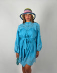 Mini dress Capri azzurro