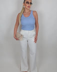 Giacca con inserti in camicia panna