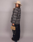 Giacca Galles blu/marrone
