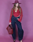 Jeans ballon dark blue