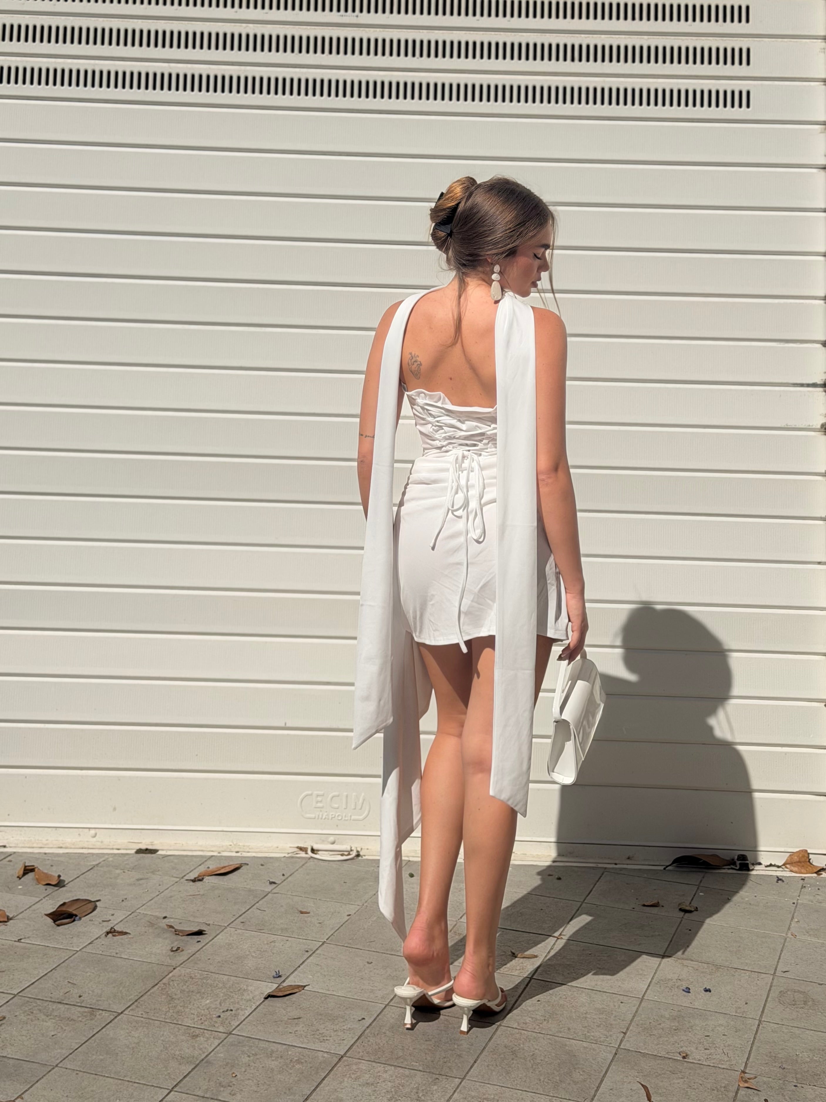 Mini dress Mayla bianco