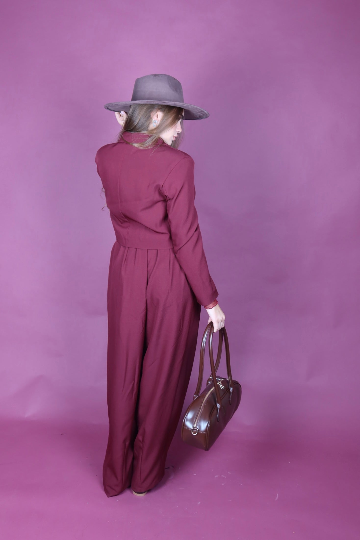 Coordinato style bordeaux
