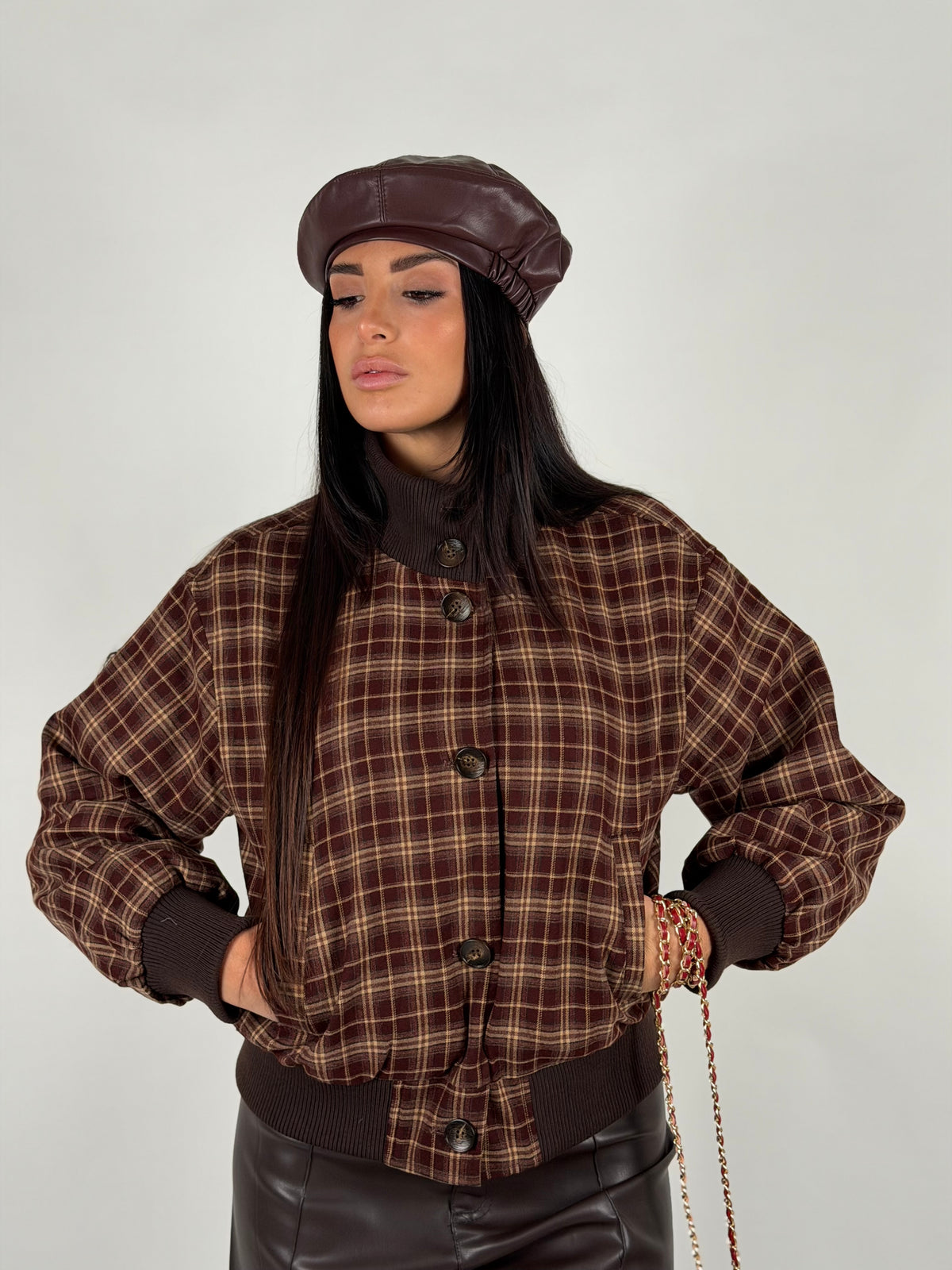 Bomber Oxford Brown