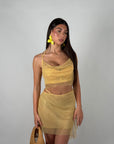 Coordinato Coachella gold