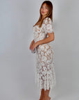 Dress chic White