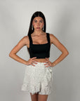 Top crop basic nero
