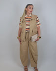 Polo mezza manica Brown/orange