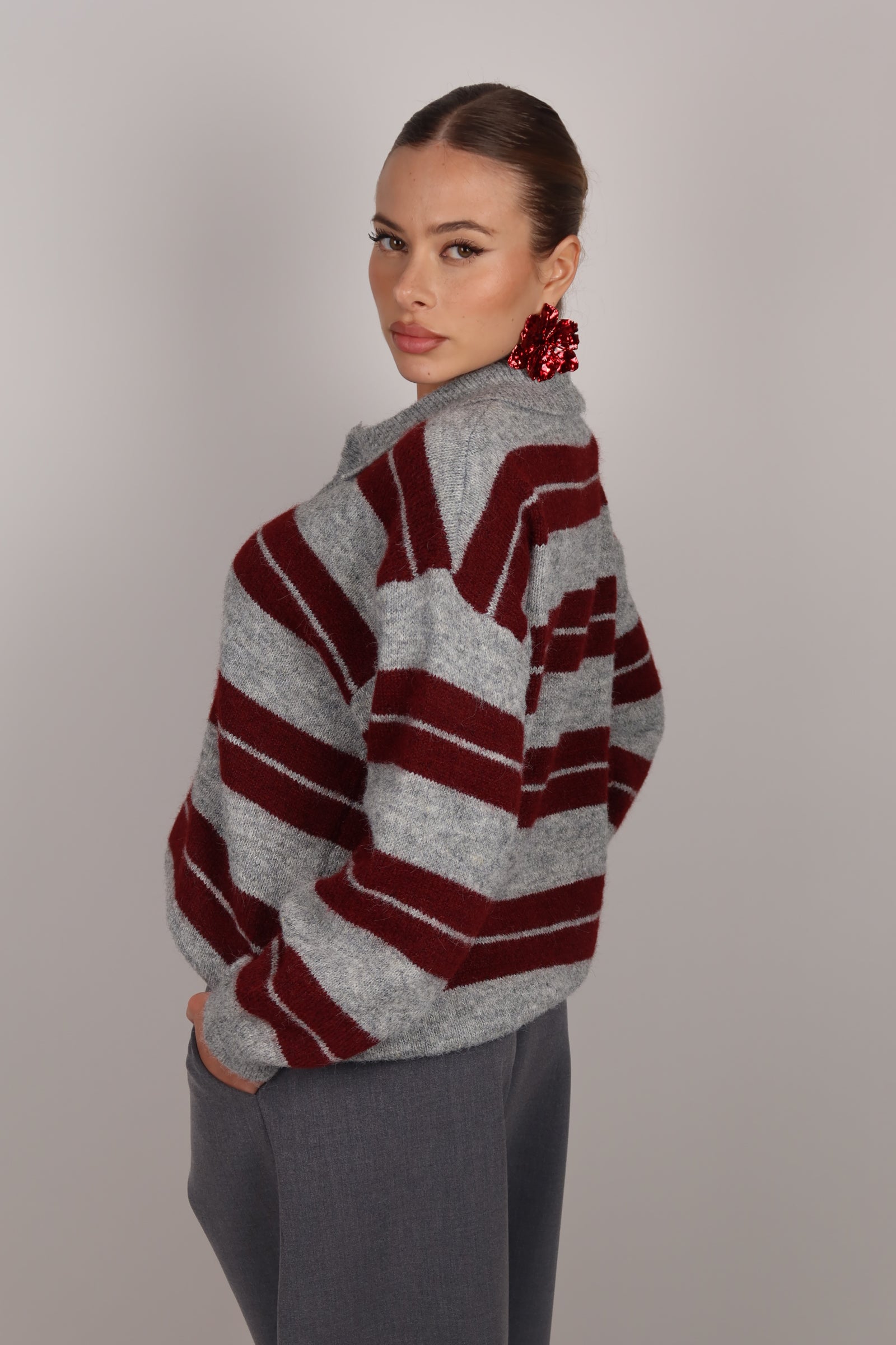 Pantalone Classic balloon grey