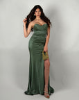 Dress Sofia verde bosco