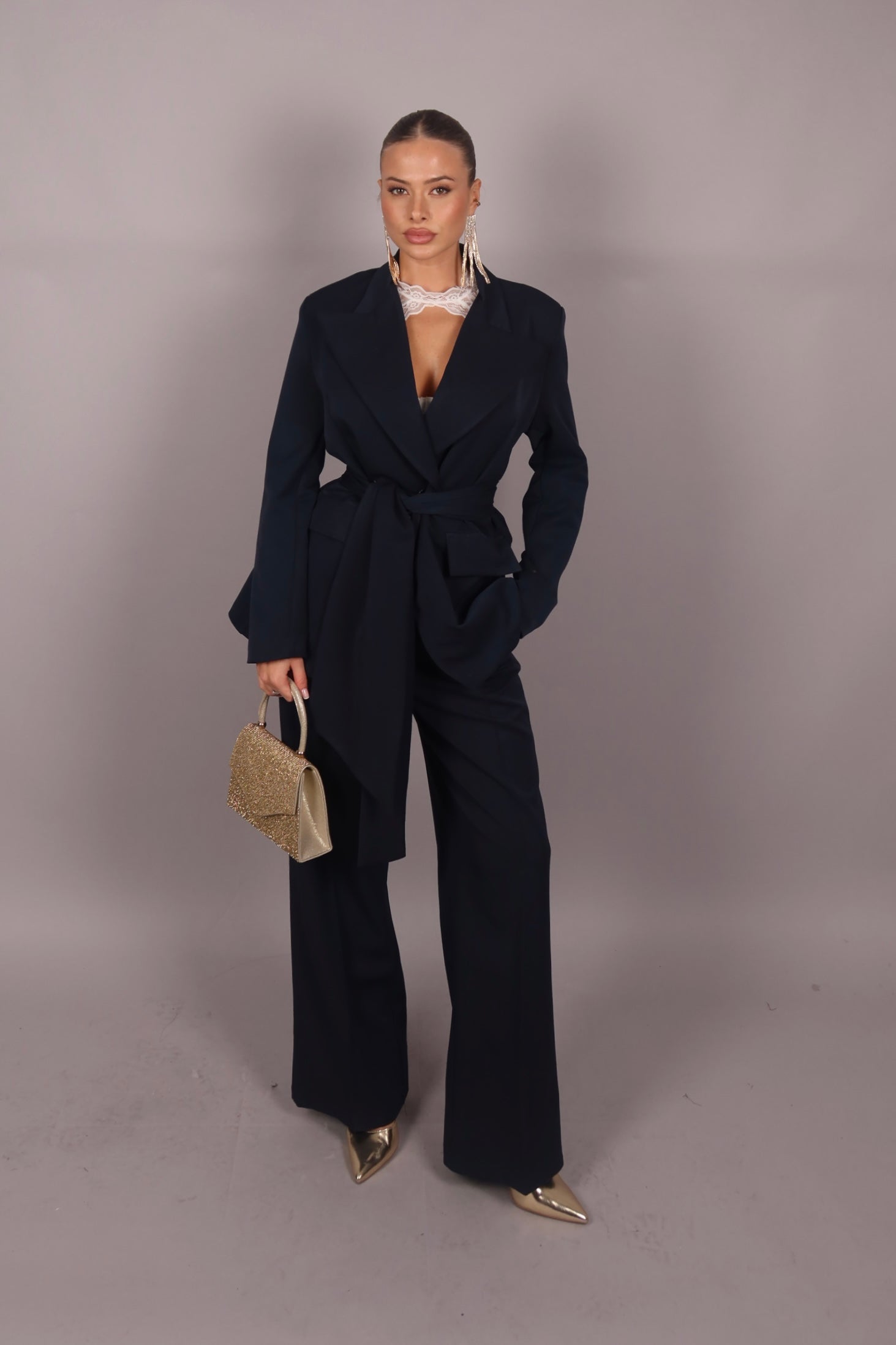 Tailleur giappo blu navy