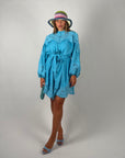 Mini dress Capri azzurro