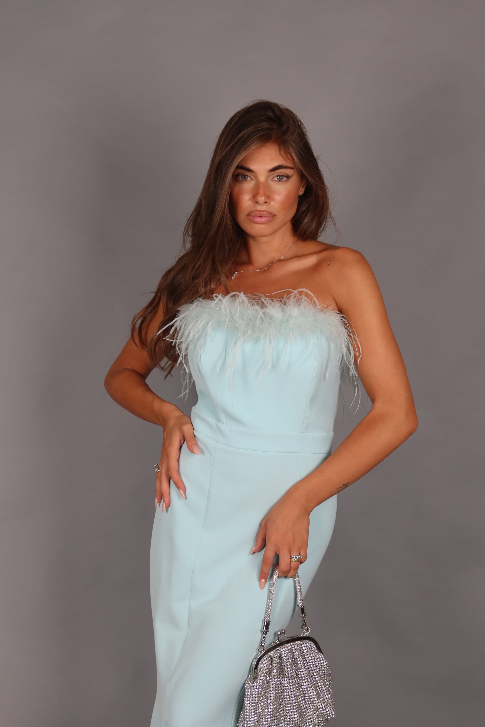 Siren dress polvere