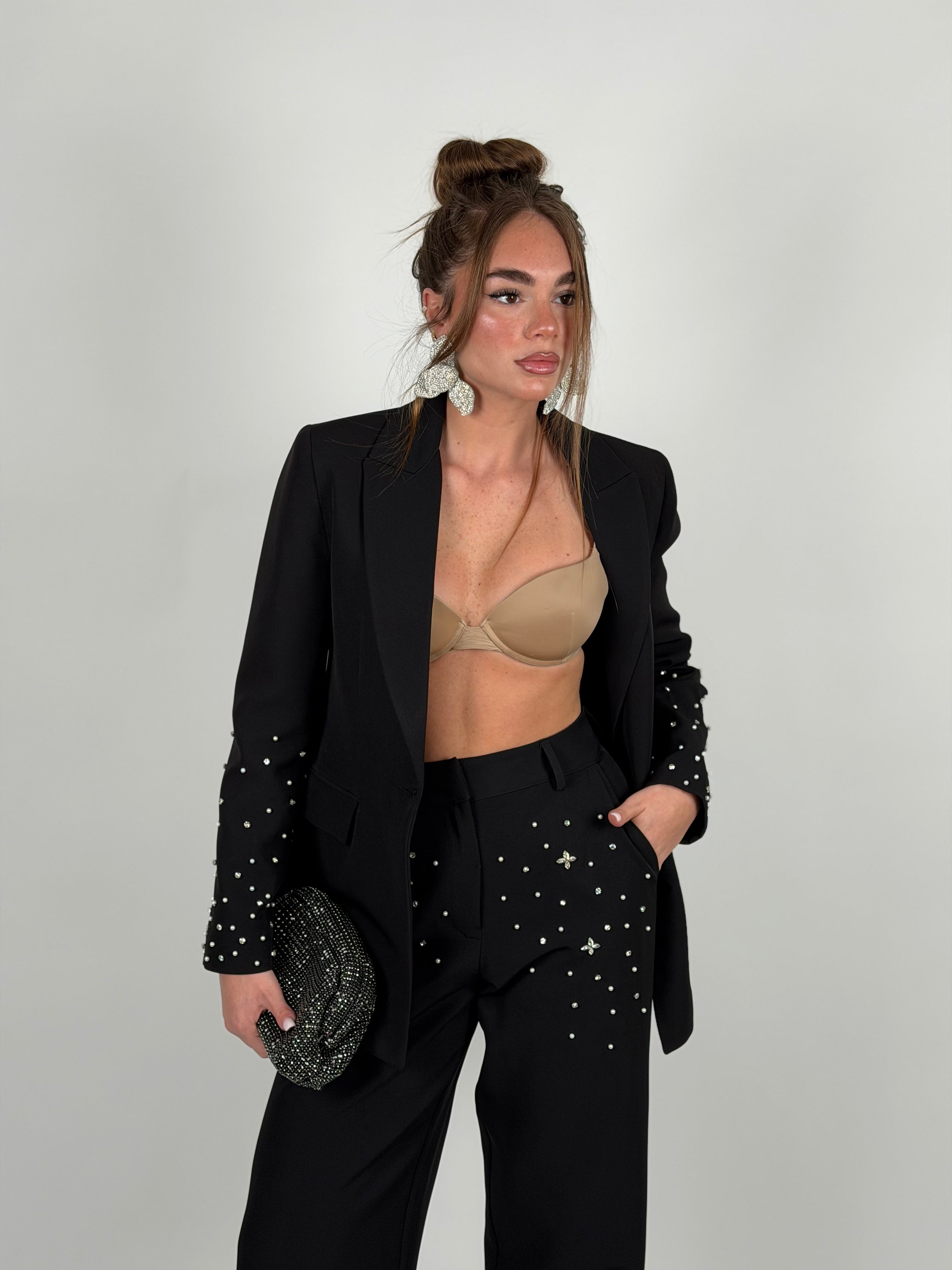 Pantalone Dafne nero