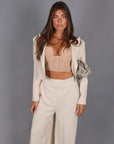blazer beige