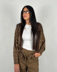 Pantalone balloon camel