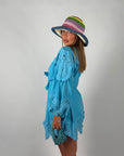 Mini dress Capri azzurro