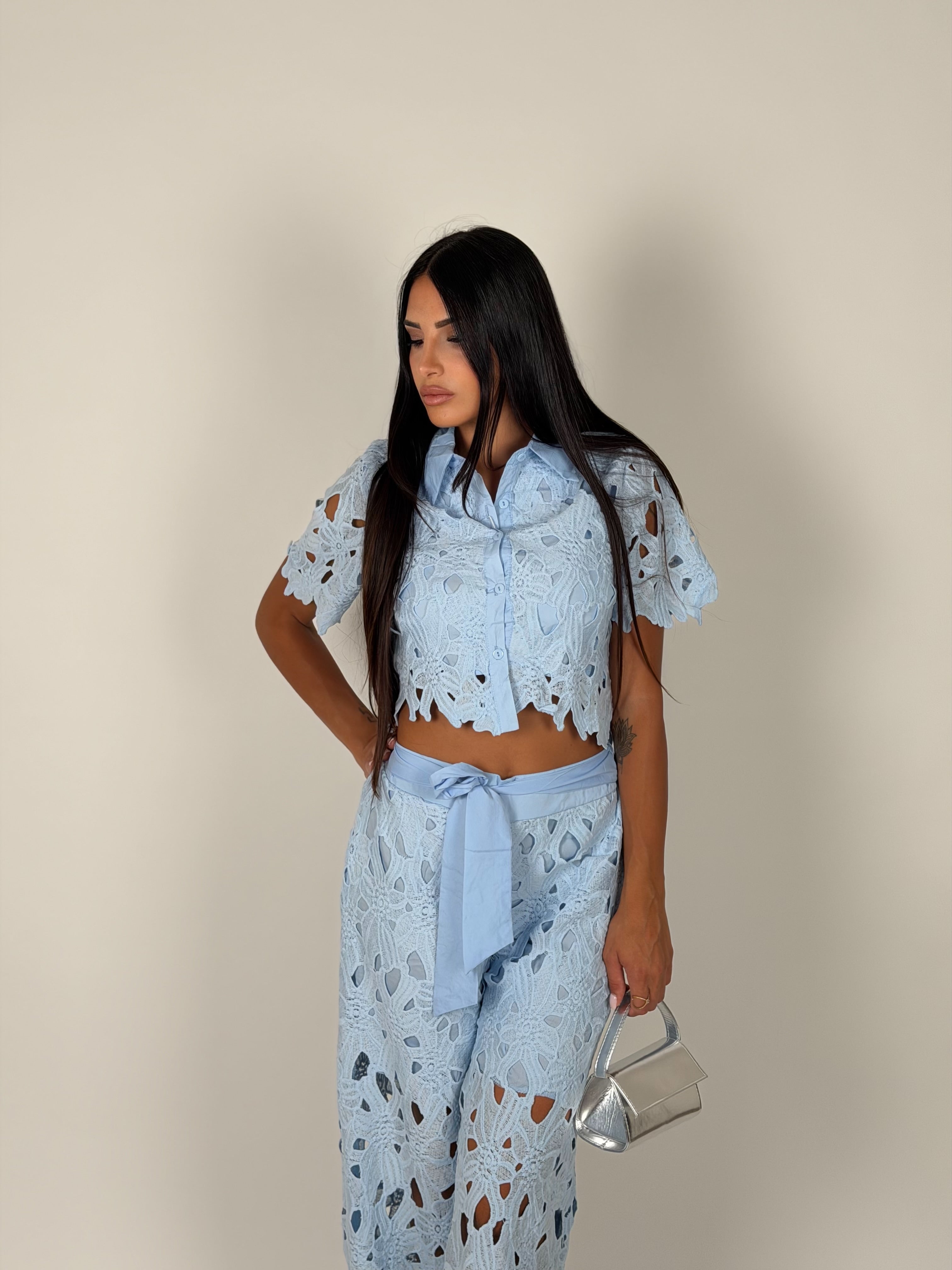 Coordinato Molly azzurro