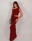 Dress Crystal  bordeaux